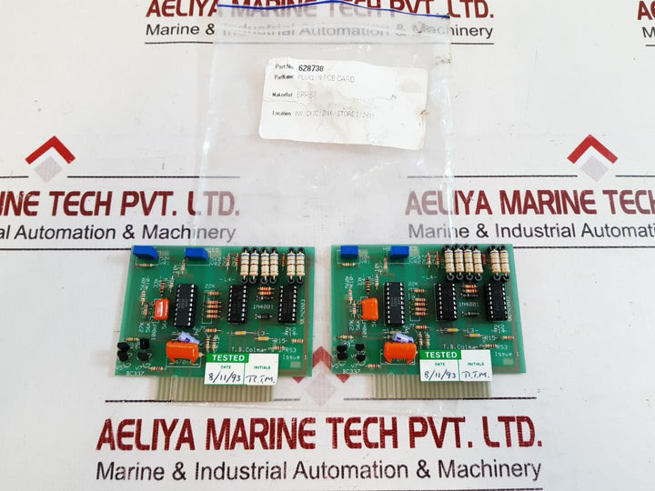 T.B. Colman's Bprs3 Plug In Pcb Card 628738
