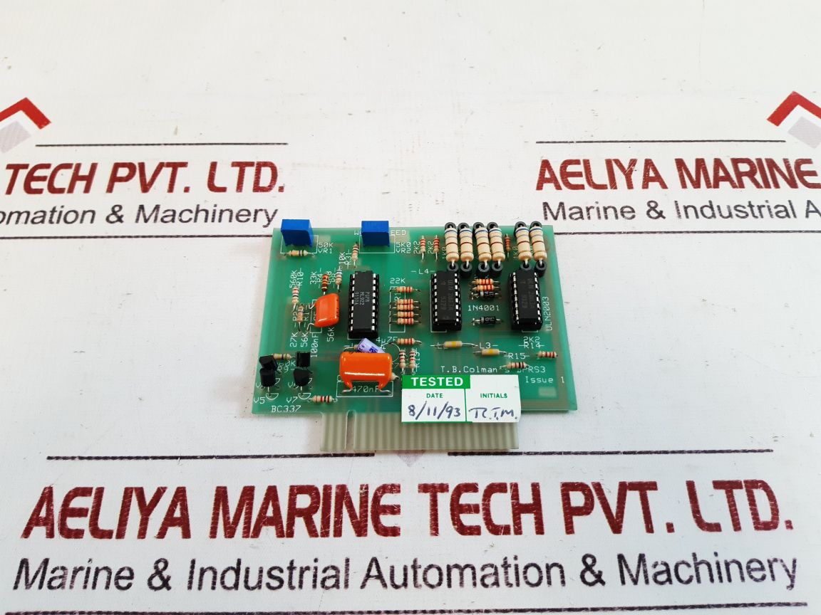 T.B. Colman's Bprs3 Plug In Pcb Card 628738