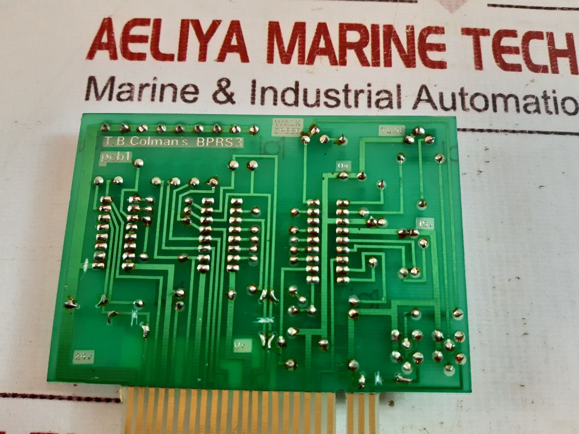 T.B. Colman's Bprs3 Plug In Pcb Card 628738