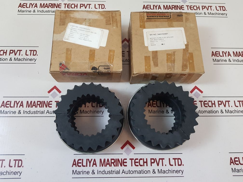 T.B. Woods. 2867102 & 2867103 Rubber Coupling
