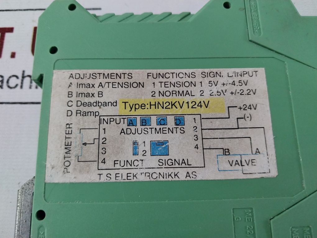 T.S Elektronikk Hn2Kv124V Regulator Module 5V
