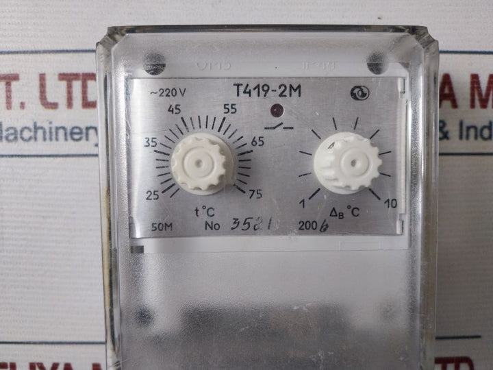 T419-2M Electronic Temperature Sensor-relay 220V Ip44