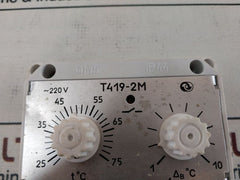 T419-2M 220V Electronic Temperature Sensor-relay