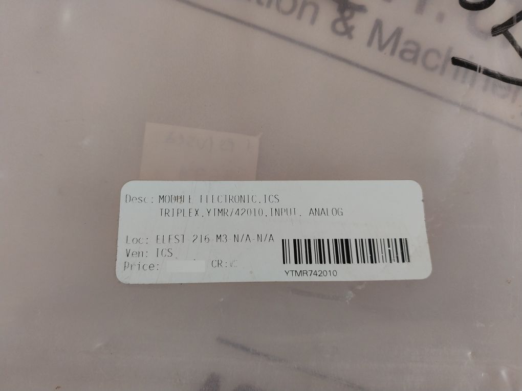 Rockwell Ics Triplex T7420A Analog Input Module