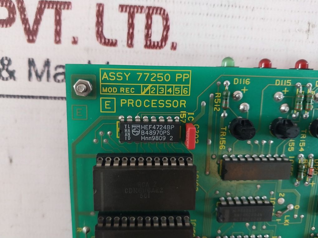 T77250/Pp-4 Processor Module Pcb Card Rev. A