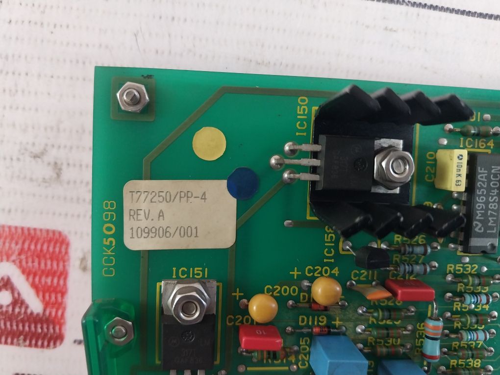 T77250/Pp-4 Processor Module Pcb Card Rev. A