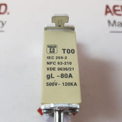 T & I T00 Bridex Fuse (1Box=3Pcs)