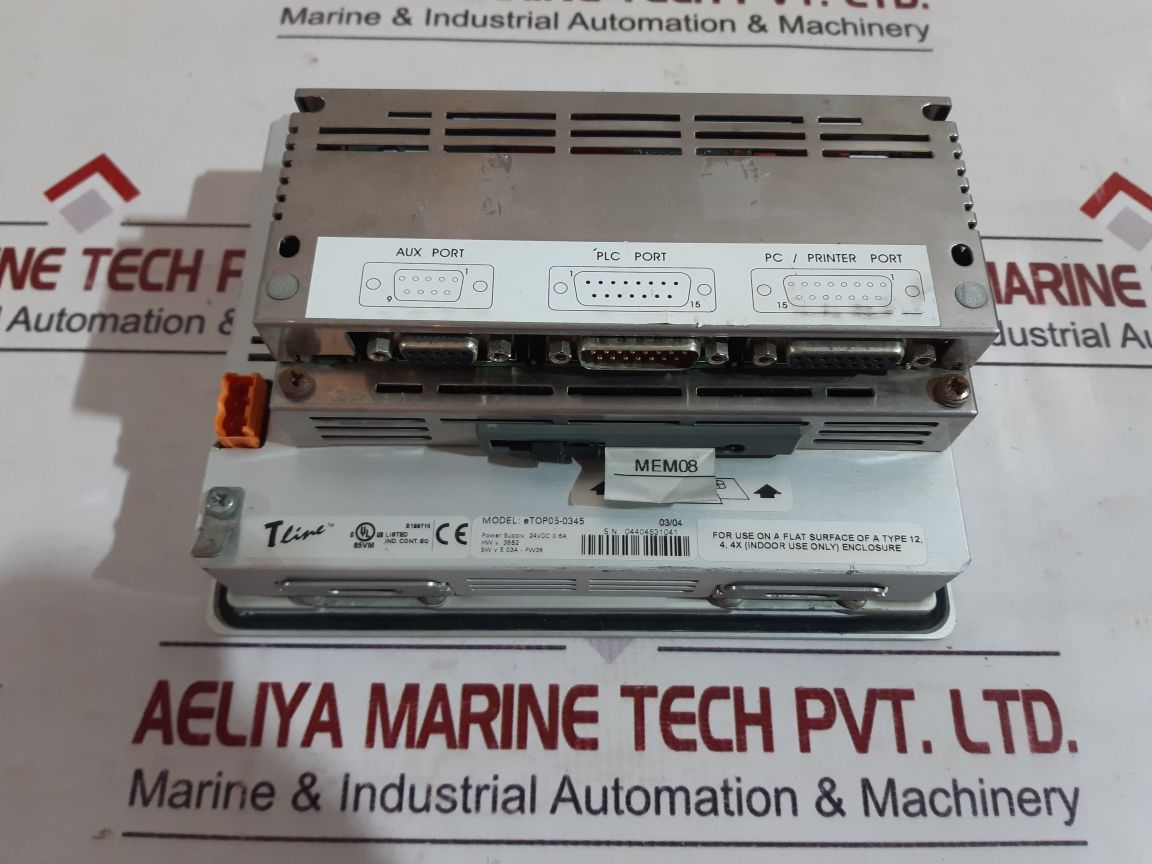 T Line Etop05-0345 Operator Interface Panel