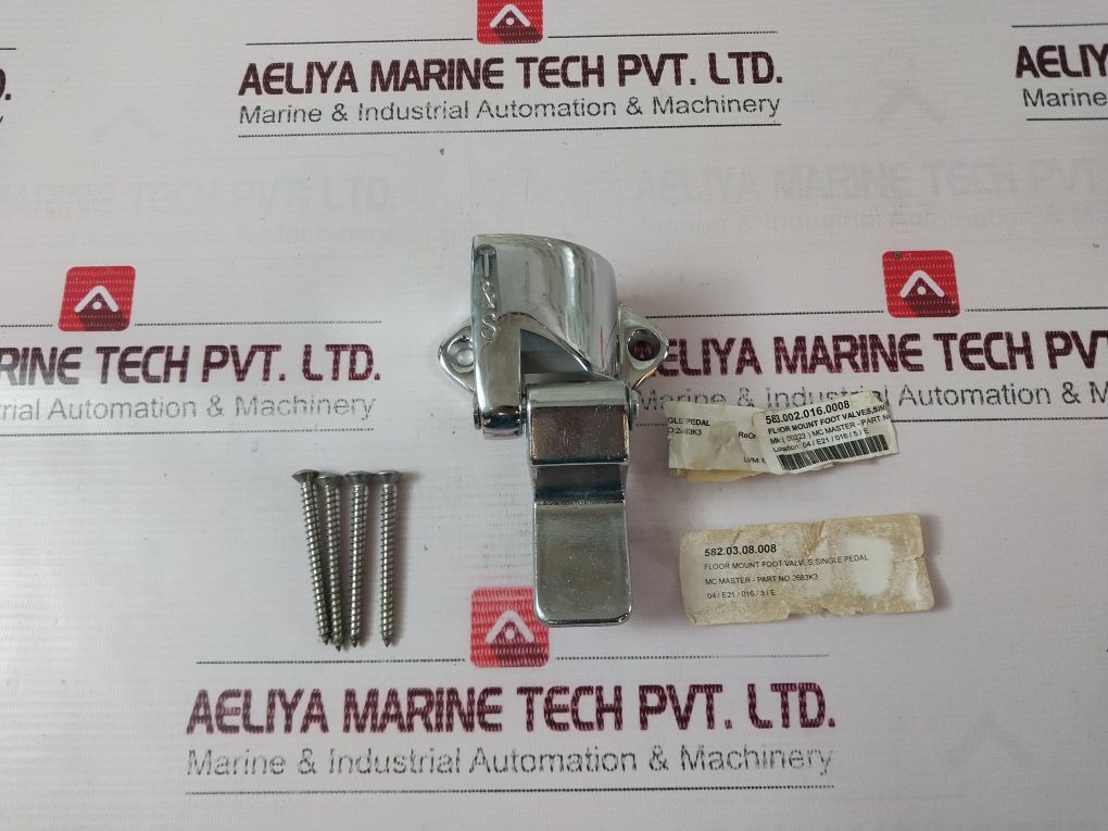 T&S Floor Mount Foot Valves, Single Pedal