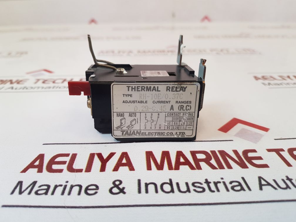 Taian Electric Rh-10E0.37C Thermal Relay