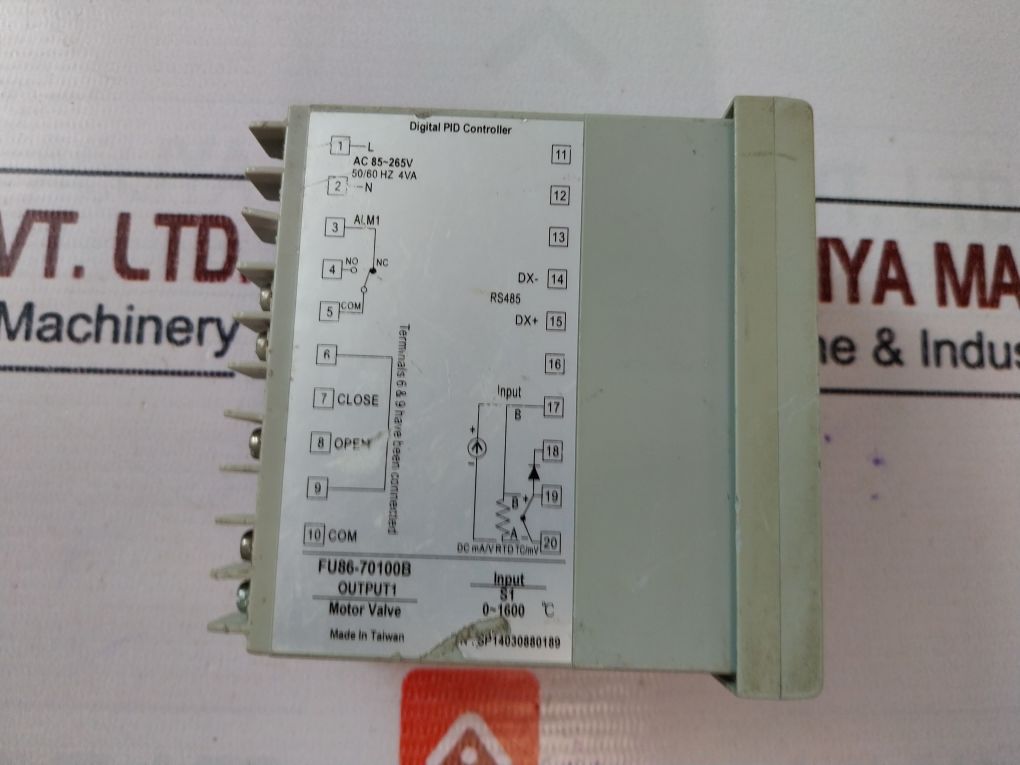 Taie Fu86-70100B Digital Pid Temperature Controller 85-265 Vac