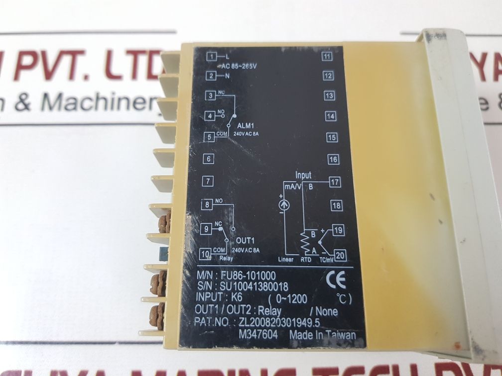 Taie Fu86 Temperature Controller Fu86-101000
