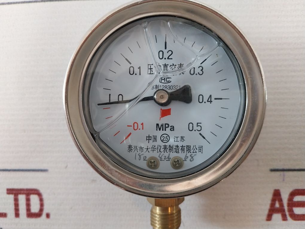 Taixing Dahua 12830321 Pressure Gauge