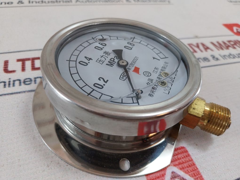 Taixing Dahua Instrument 0-1 Mpa Pressure Gauge