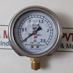 Taixing Dahua Y75Ant/Y7Sant Pressure Gauge 0-2.5 Mpa