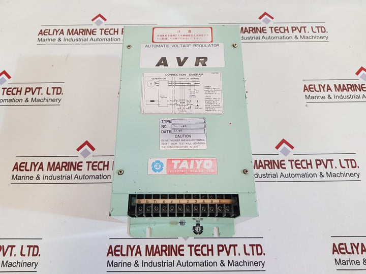 Taiyo Electric Asc-32-4 Automatic Voltage Regulator
