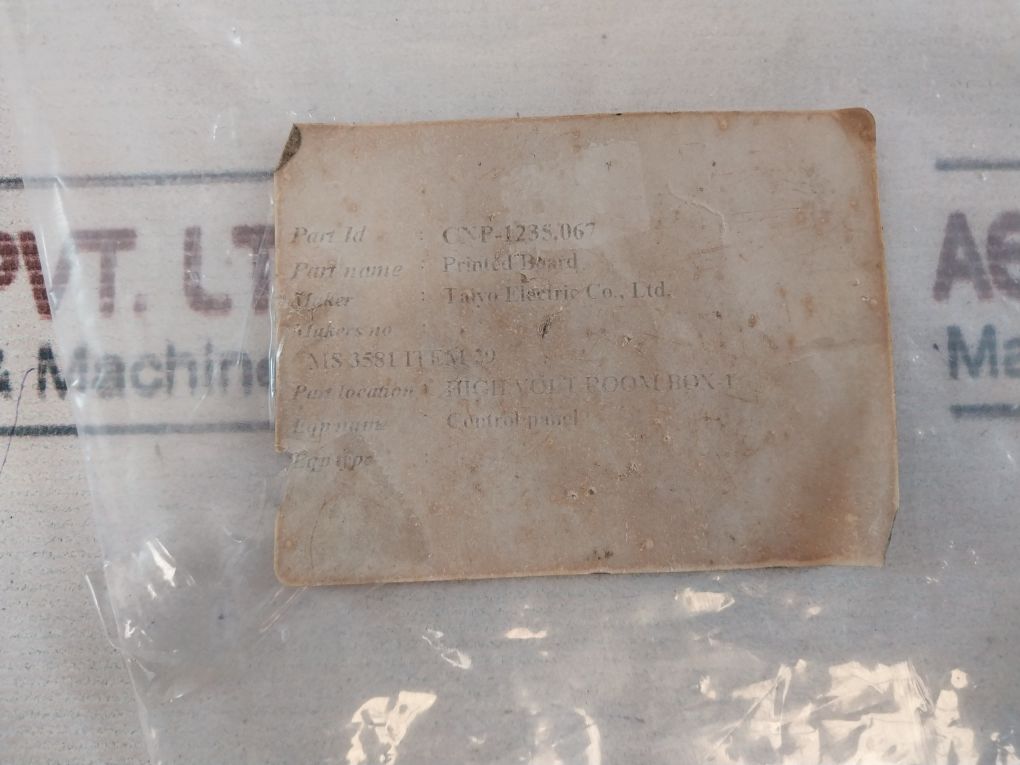 Taiyo Electric Co-21-c Printed Circuit Board