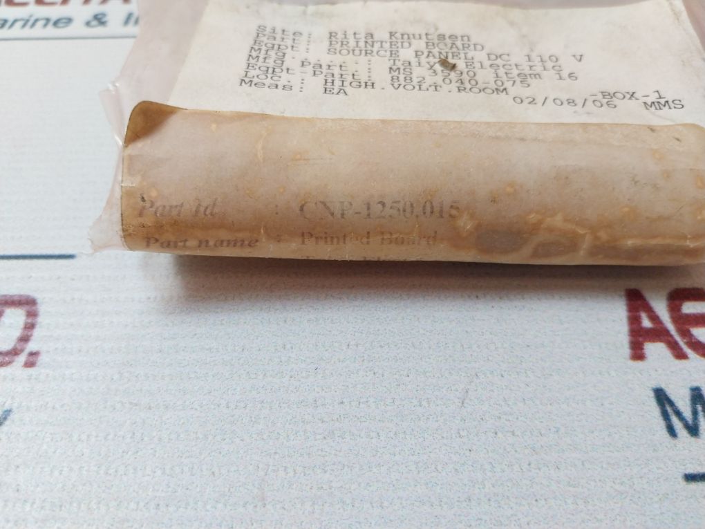 Taiyo Electric Sp-176A Printed Board Dc 110 V