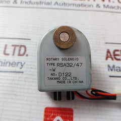 Takano Rsa32/47-w Rotary Solenoid Electromagnet D122