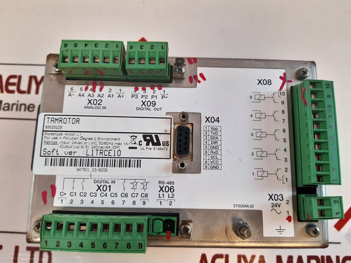 Tamrotor 89525229 Aircon L1 Compressor Controller Soft.Ver. L1Trce10
