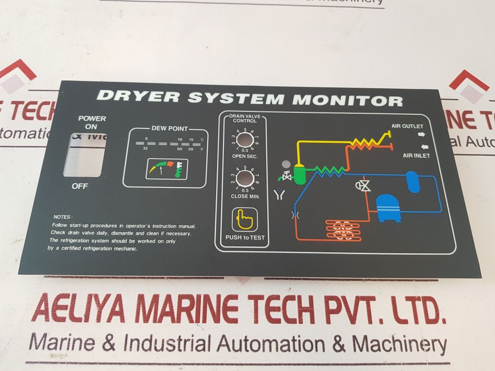 Tanabe C000997 Dryer System Monitor Board Hg800-125 (Only Cover)