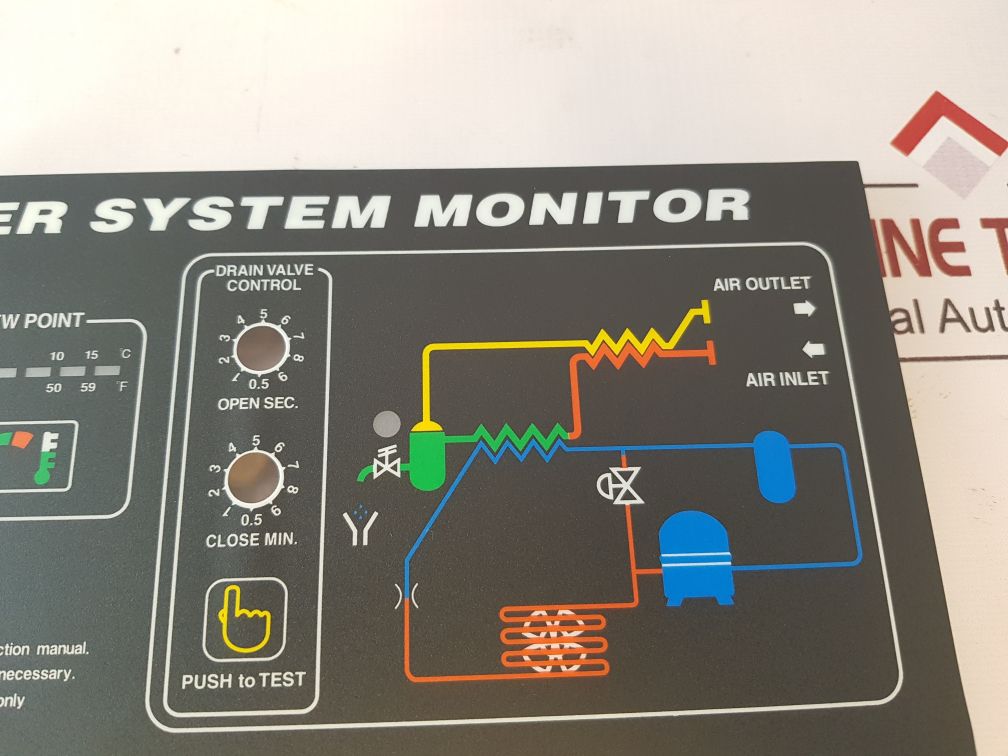 Tanabe C000997 Dryer System Monitor Board Hg800-125 (Only Cover)