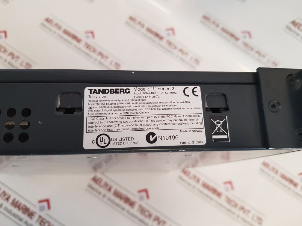 Tandberg Receiver Tt1260 Series 3