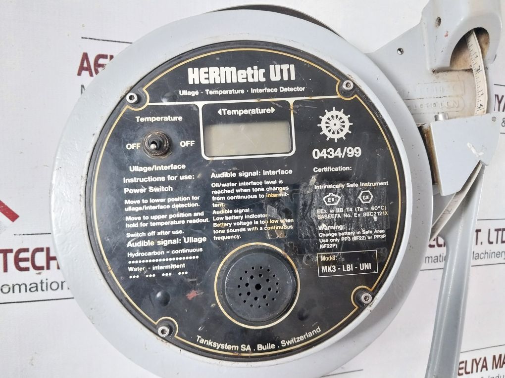 Hermetic Mk3-lbi-uni Ullage-temperature-interface Detector