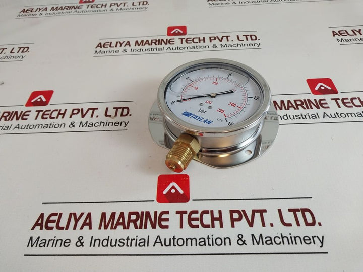 Taylan Kl 1.6 Pressure Gauge 0-230 Psi 0-16 Bar