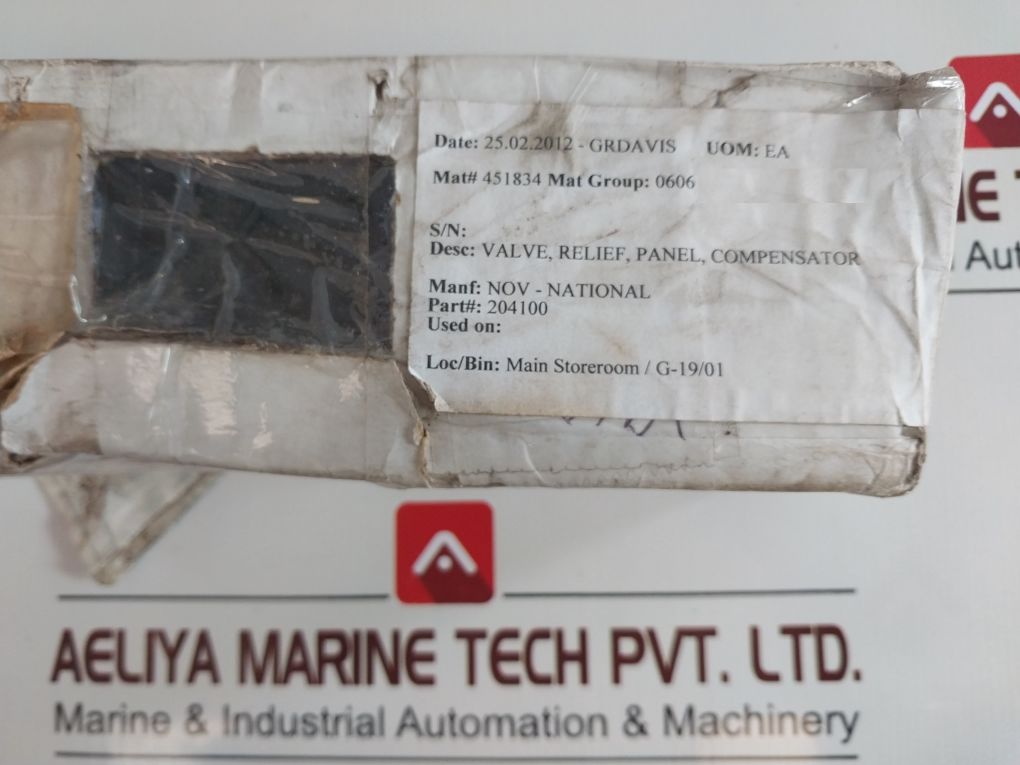 Taylor Valve S-01370000 Safety Relief Valve 1900 Psi 3/4" Fpt
