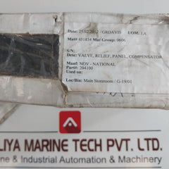 Taylor Valve S-01370000 Safety Relief Valve 1900 Psi 3/4" Fpt