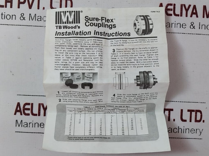 Tb Wood’s 6J Sure-flex Sleeve Coupling Insert