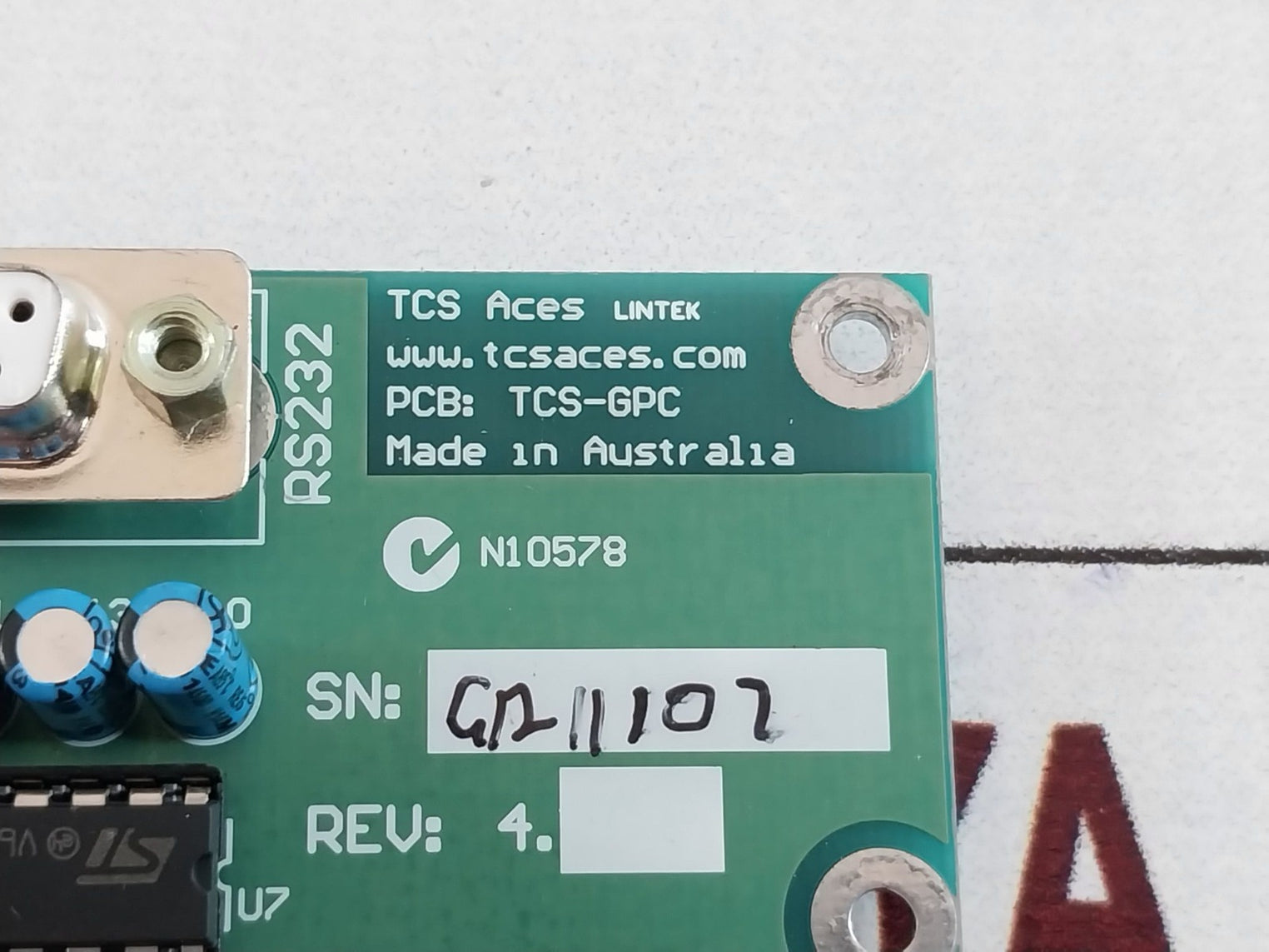 Tcs Aces Tcs-gpc Pcb Card Rev 4