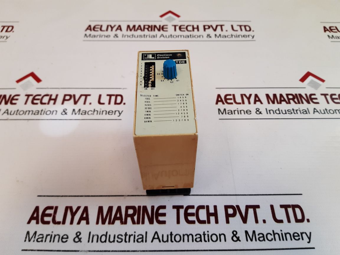 Tde Lovato Tde Time Relay With Adjustable Delay On Release