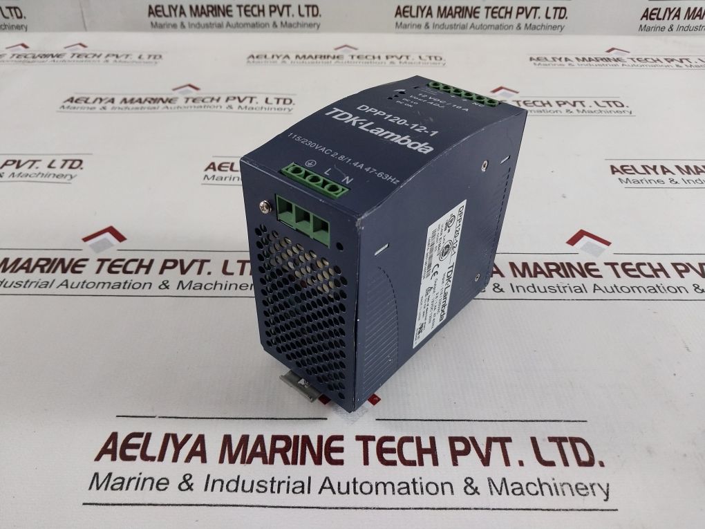 Tdk-lambda Dpp120-12-1 Din Rail Power Supply