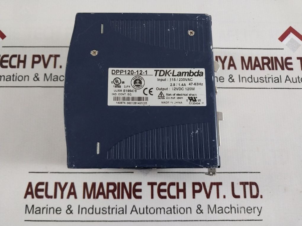 Tdk-lambda Dpp120-12-1 Din Rail Power Supply