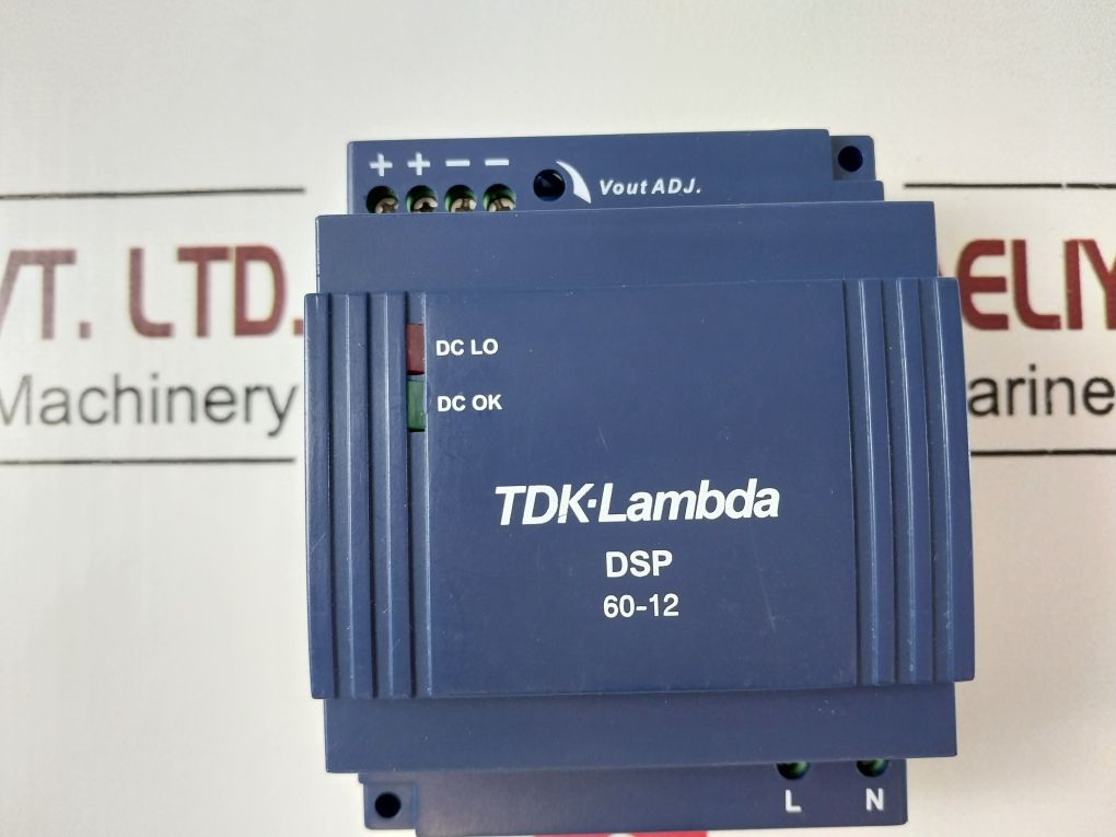 Tdk-lambda Dsp60-12 Din Rail Power Supply