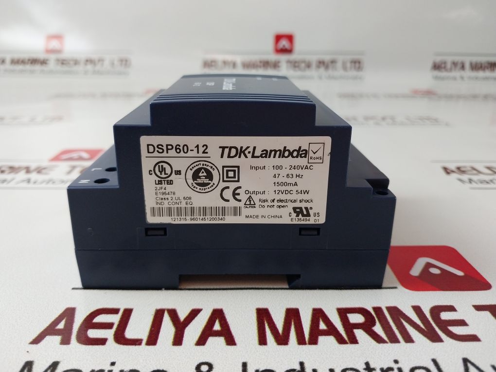 Tdk-lambda Dsp60-12 Din Rail Power Supply