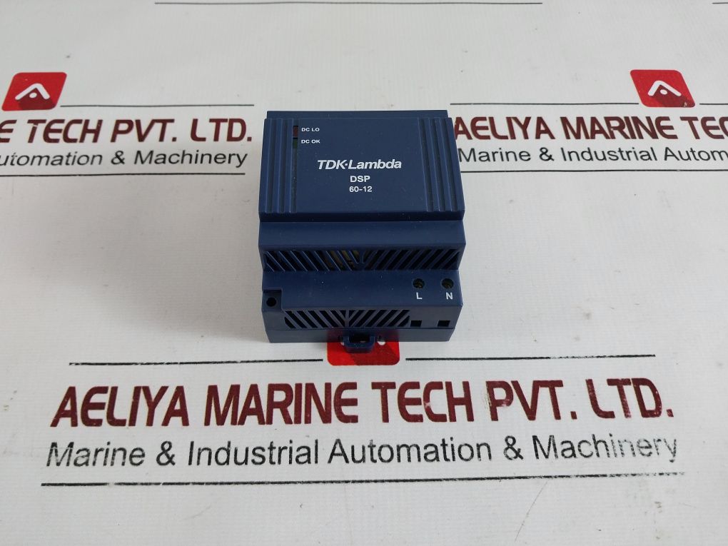 Tdk-lambda Dsp60-12 Din Rail Power Supply 100-240Vac