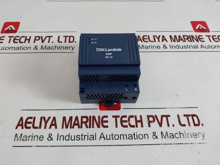 Tdk-lambda Dsp60-12 Din Rail Power Supply 100-240Vac