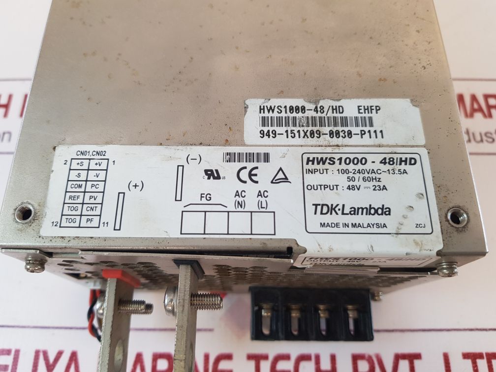 Tdk-lambda Hws1000-48Hd Power Supply
