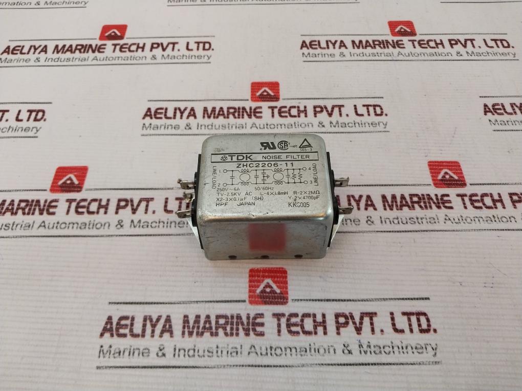 Tdk Zhc2206-11 Noise Filter 250V~6A 50/60Hz