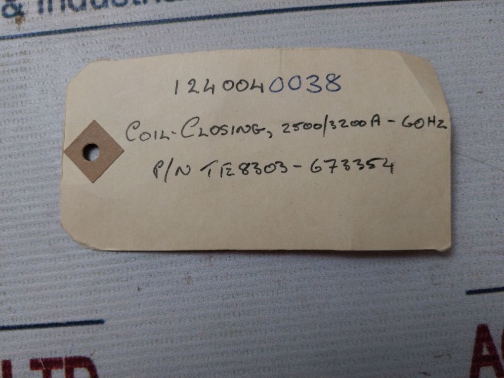Te8303-673354 Closing Coil 110V A