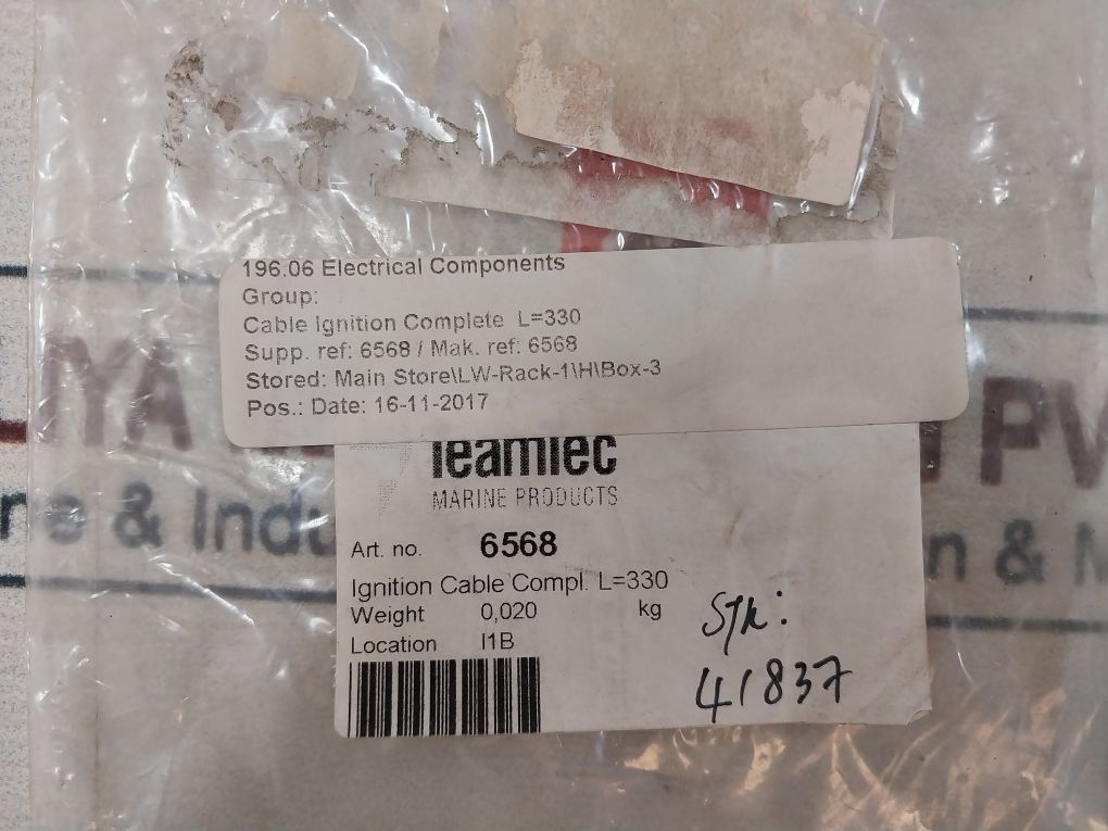 Teamtec 6568 Ignition Cable Complete L=330