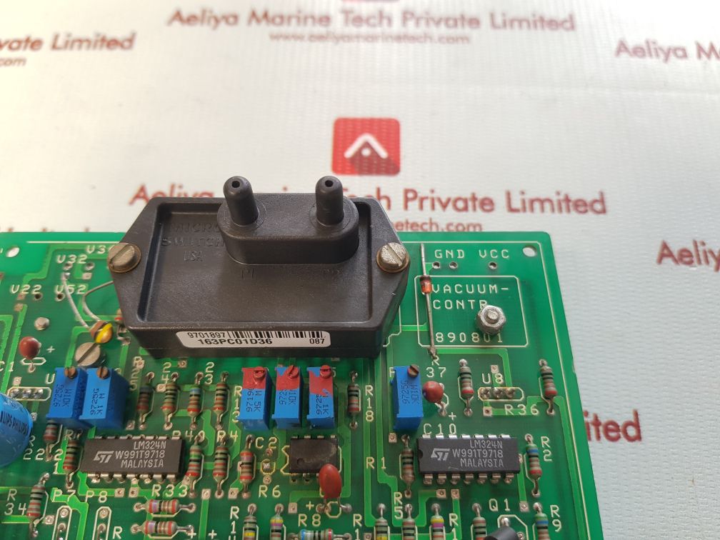 Teamtec 890801 Incinerator Vacuum Controller Control Board 