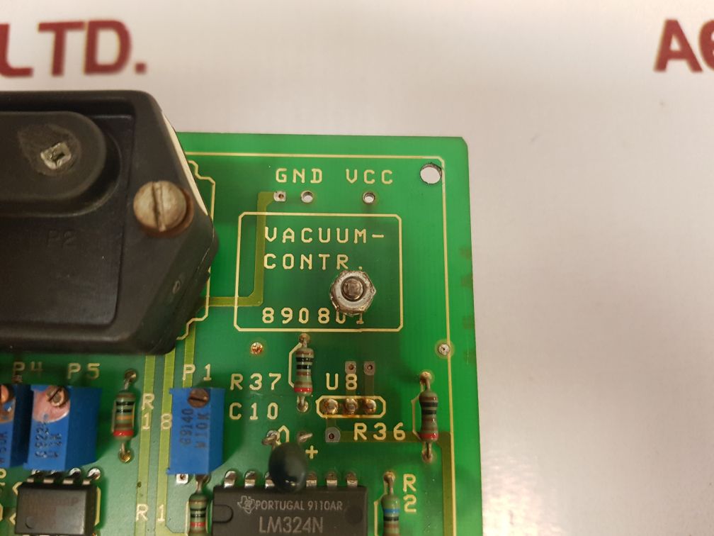 Teamtec 890801 Vacuum-control Board Used One