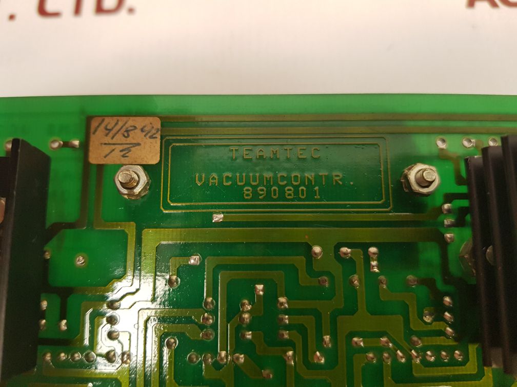 Teamtec 890801 Vacuum-control Board Used One