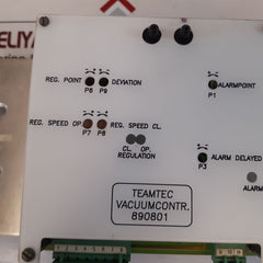 Teamtec 890801 Vacuum Controller 900601 Temp. Controller