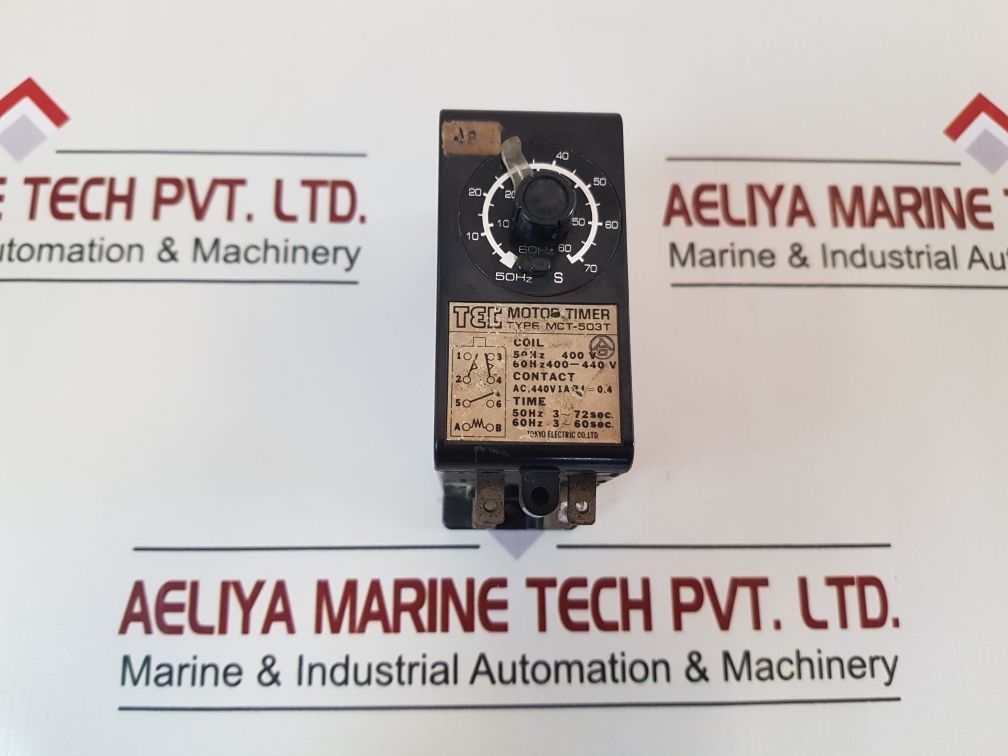 Tec Mct-503T Motor Timer