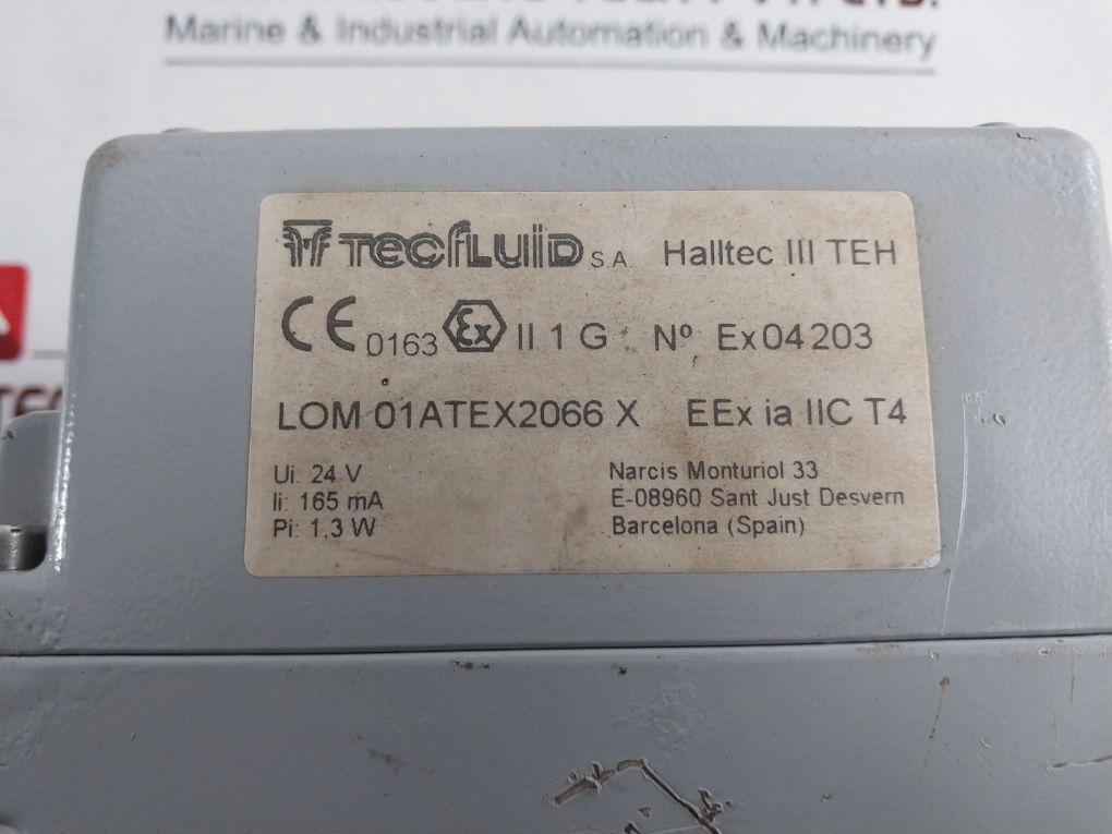 Tecfluid Dp-65 Flowmeter